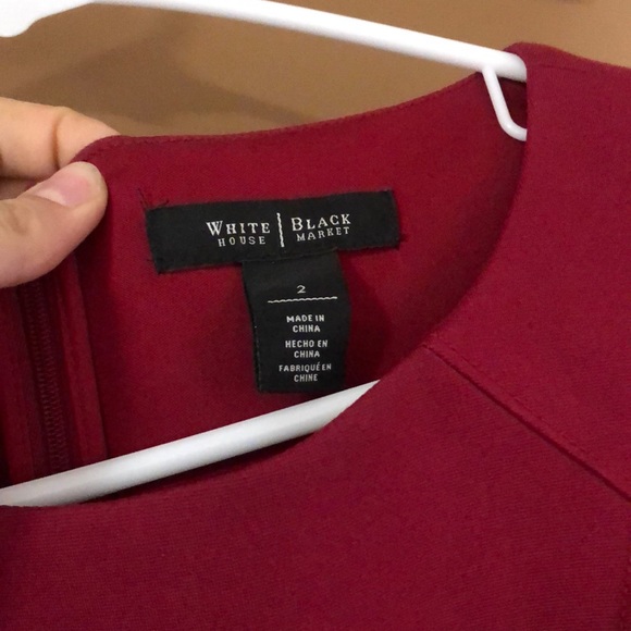 Maroon Cocktail Dress - Picture 3 of 3